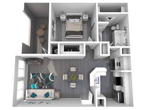 Lazo Apartments Basha Floor Plan